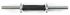 Гриф для гантелей ATLAS SPORT 25*400мм 1,65 кг (полнотелый) с резиновой ручкой