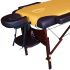 Складной массажный стол DFC Nirvana Relax (горчичный с коричневым)